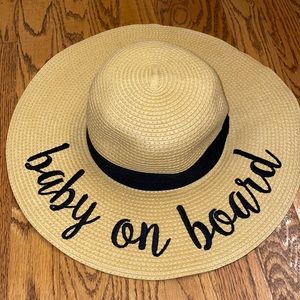 ‘Baby on board’ hat NEW
